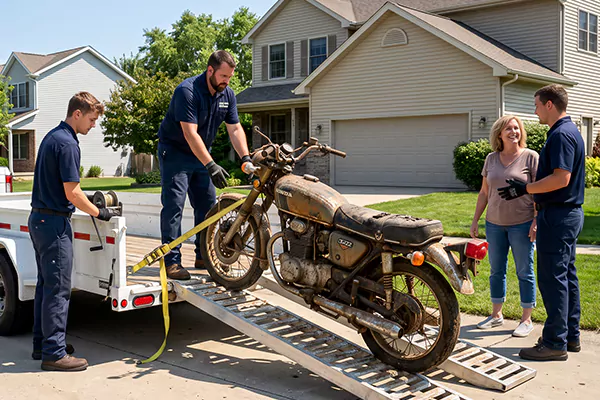 Junk Motorcycle Removal in Fort Worth, TX