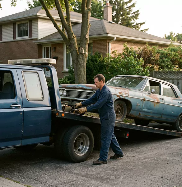 Trusted old car removal service in Fort Worth, TX