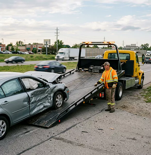 Trusted wrecked car removal service in Fort Worth, TX