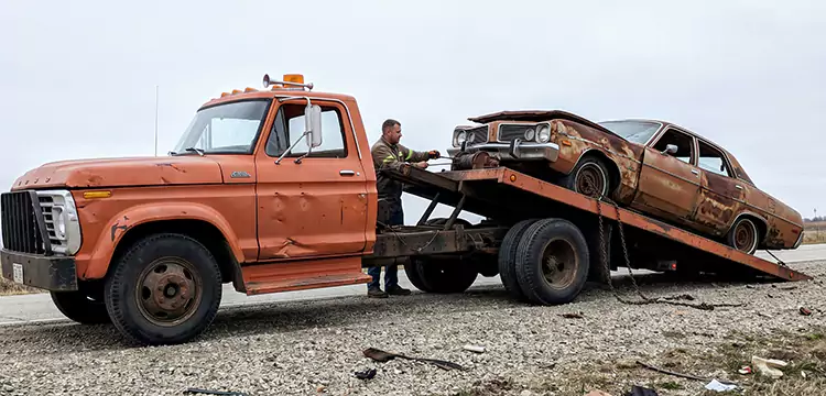 Water Damage Junk Car Removal in Fort Worth