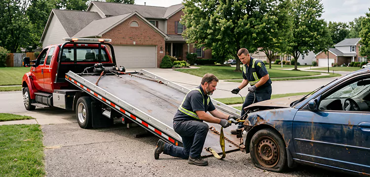 Wrecked Car Towing in Fort Worth