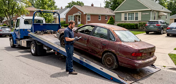 Non-Running Junk Vehicle Removal in Fort Worth